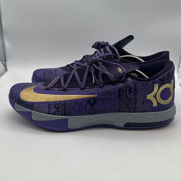 DS Men's Nike KD VI BHM 'Black History‎ Month' Sz 14/EUR 48.5 [646742 500] - Picture 4 of 10